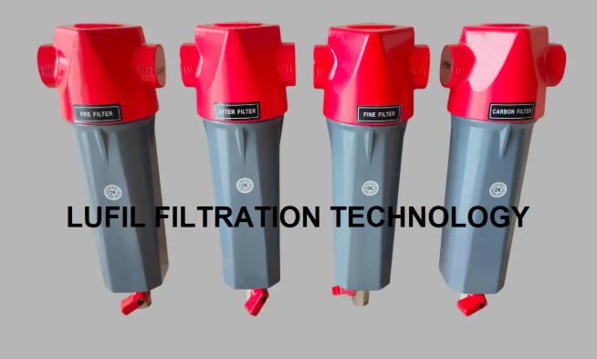 Compressed Air Line Filter Elements & Assembly - Pre, After, Fine & Carbon Filters up to 99.99% Efficiency